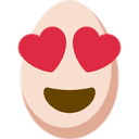 hearteyesegg Discord emoji — free static PNG download