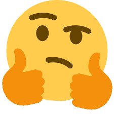 HuhGoodJob Discord emoji — free static PNG download