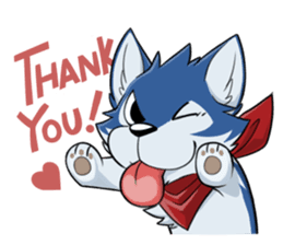huskythankyou Discord emoji — free static PNG download