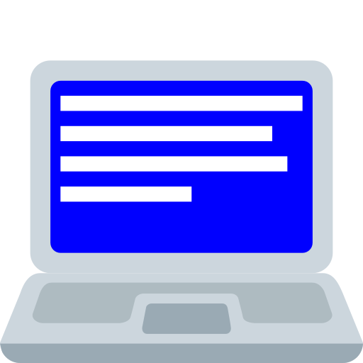 laptop_bsod Discord emoji — free static PNG download