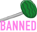 Melonbanned Discord emoji — free static PNG download