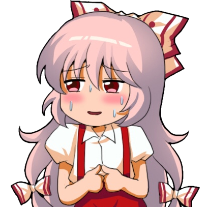 mokou_sweat Discord emoji — free static PNG download