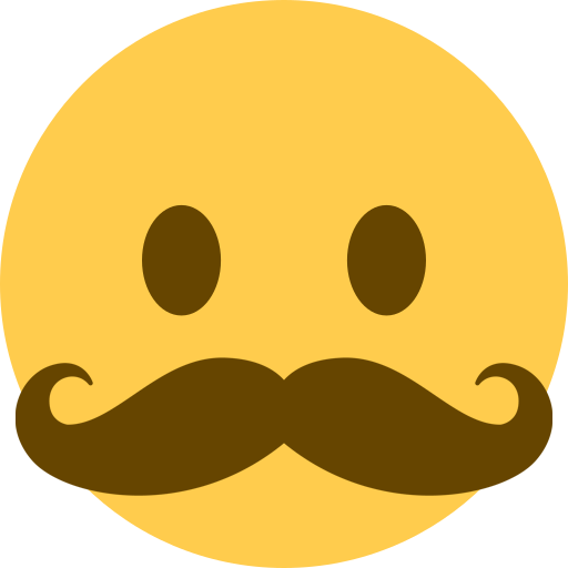 moustache Discord emoji — free static PNG download