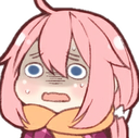 NadeshikoScared Discord emoji — free static PNG download