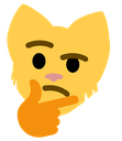 NekoThink Discord emoji — free static PNG download