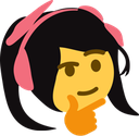 Nyanyan_think Discord emoji — free static PNG download