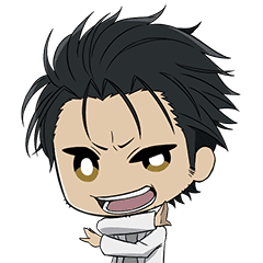 OkabePose Discord emoji — free static PNG download