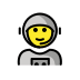astronaut Discord emoji — free static PNG download