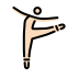 ballet dancer: light skin tone Discord emoji — free static PNG download