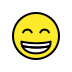 beaming face with smiling eyes Discord emoji — free static PNG download