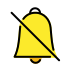 bell with slash Discord emoji — free static PNG download