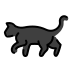 black cat Discord emoji — free static PNG download