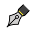 black nib Discord emoji — free static PNG download