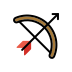 bow and arrow Discord emoji — free static PNG download
