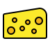 cheese wedge Discord emoji — free static PNG download
