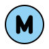 circled M Discord emoji — free static PNG download