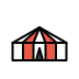 circus tent Discord emoji — free static PNG download