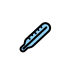 clinical thermometer Discord emoji — free static PNG download