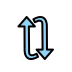 clockwise vertical arrows Discord emoji — free static PNG download