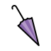 closed umbrella Discord emoji — free static PNG download