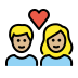 couple with heart: medium-light skin tone Discord emoji — free static PNG download