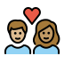 couple with heart: person, person, medium-light skin tone, medium skin tone Discord emoji — free static PNG download