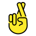 crossed fingers Discord emoji — free static PNG download