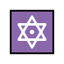 dotted six-pointed star Discord emoji — free static PNG download