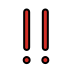 double exclamation mark Discord emoji — free static PNG download