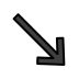 down-right arrow Discord emoji — free static PNG download