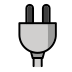 electric plug Discord emoji — free static PNG download
