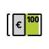 euro banknote Discord emoji — free static PNG download