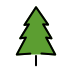 evergreen tree Discord emoji — free static PNG download