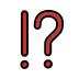 exclamation question mark Discord emoji — free static PNG download