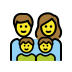 family: man, woman, boy, boy Discord emoji — free static PNG download