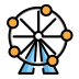 ferris wheel Discord emoji — free static PNG download