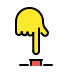 finger pushing button Discord emoji — free static PNG download