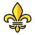 fleur-de-lis Discord emoji — free static PNG download