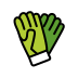 gardening gloves Discord emoji — free static PNG download