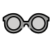 glasses Discord emoji — free static PNG download