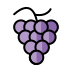 grapes Discord emoji — free static PNG download