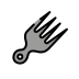 hair pick Discord emoji — free static PNG download