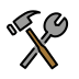 hammer and wrench Discord emoji — free static PNG download