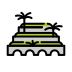 hanging gardens of babylon Discord emoji — free static PNG download