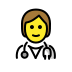health worker Discord emoji — free static PNG download