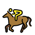 horse racing Discord emoji — free static PNG download