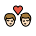 kiss: man, man, light skin tone Discord emoji — free static PNG download