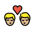 kiss: man, man, medium-light skin tone Discord emoji — free static PNG download