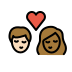 kiss: person, person, light skin tone, medium-dark skin tone Discord emoji — free static PNG download