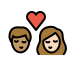 kiss: woman, man, medium skin tone, light skin tone Discord emoji — free static PNG download